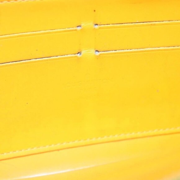 LOUIS VUITTON Monogram Vernis Zippy Wallet Jaune Passion M91733 LV Auth 112909 - Picture 16 of 16